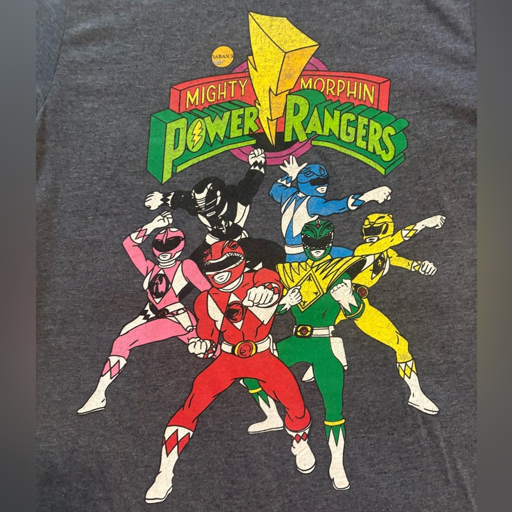 93 Power Rangers Tee - Picture 2 of 4